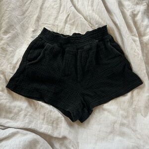 Highwaisted Shorts, by “just be”, size large, 100% cotton, pockets